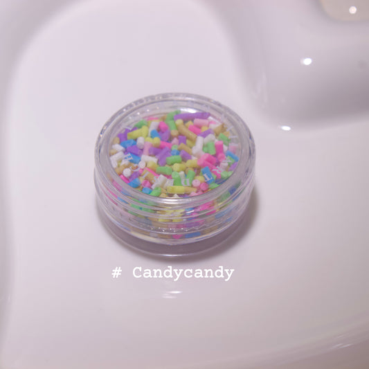 LUBRANO NAIL - Candy series colorful small sugar needle nail decorations