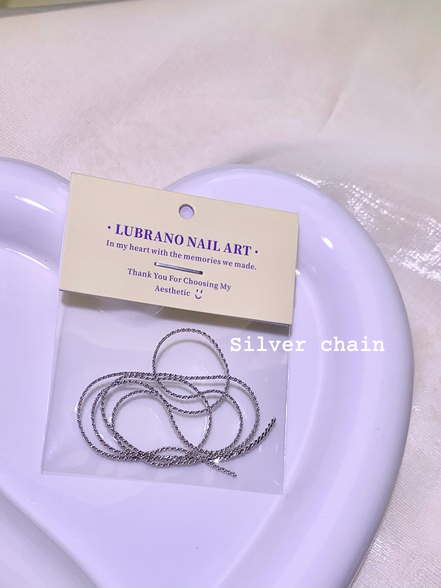 LUBRANO NAIL - Silver Chain