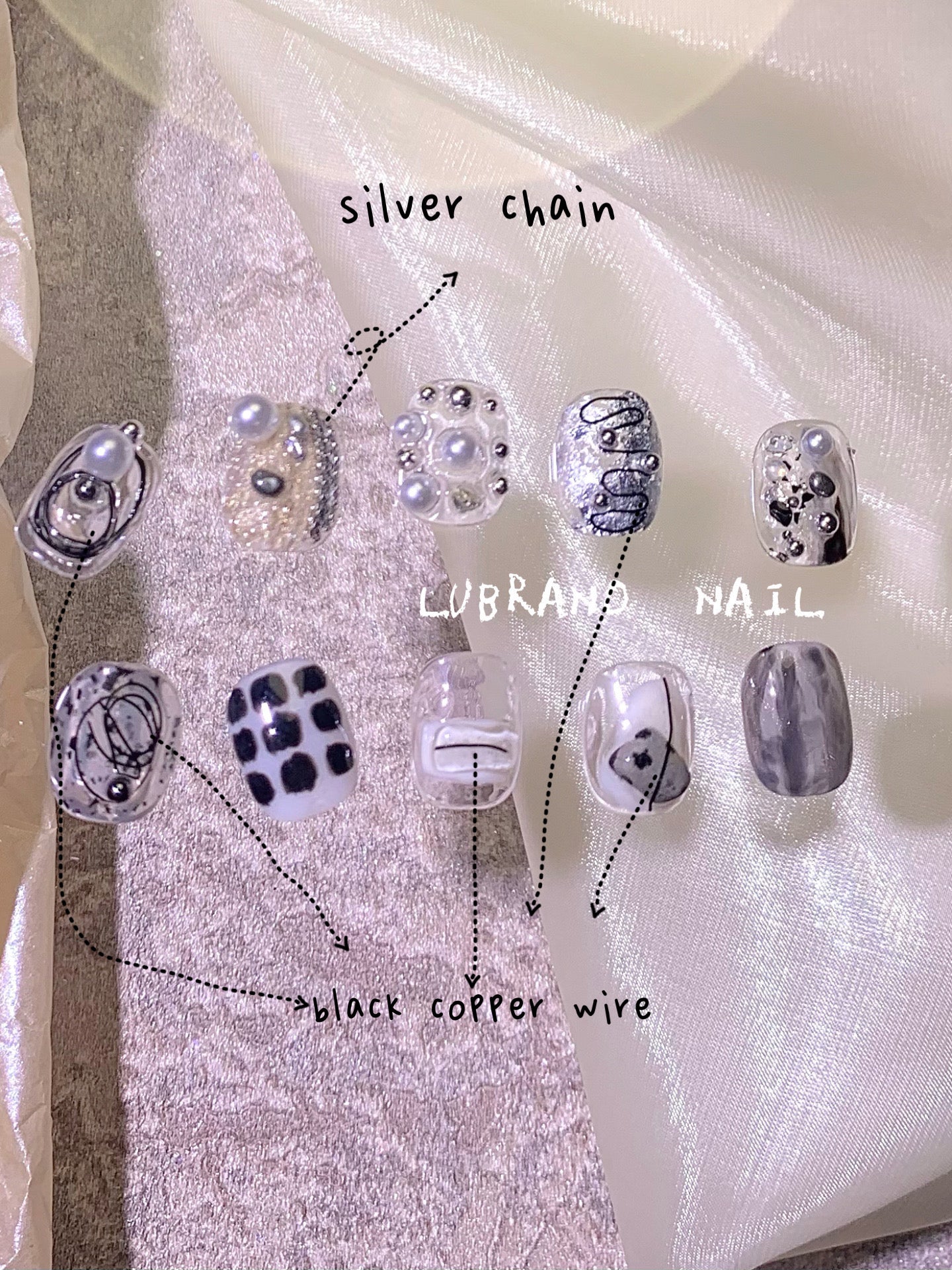 LUBRANO NAIL - Silver Chain